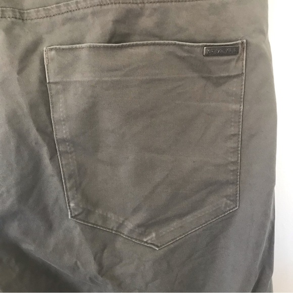 Men’s Grey Calvin Klein 32x32 Slim Fit Pants - Picture 6 of 8